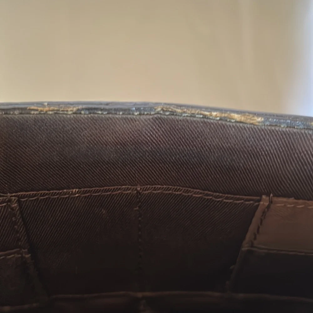 Vintage Wilson’s Leather Brown Crinkled Leather Shoulder Laptop Computer Bag